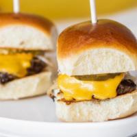 Sliders Royale · Secret sauce, American cheese, Certified Angus Beef®.