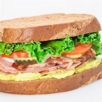 California Club Sandwich · There are no substitutions to this sandwich. Ciabatta Roll, Sliced Turkey, Black Forest Ham,...