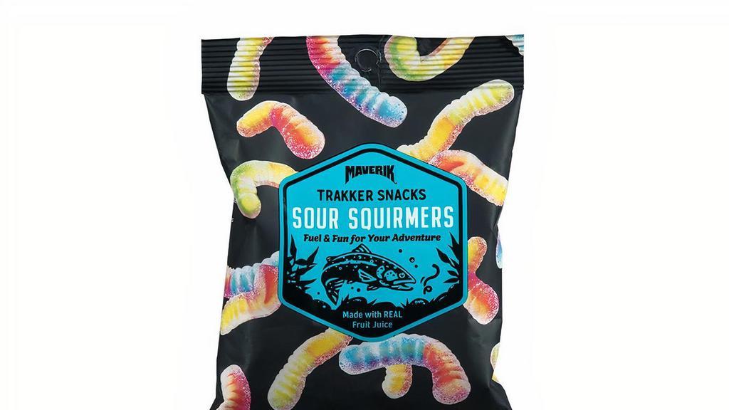 Trakker Snacks Sour Neon Worms · 5 ounce