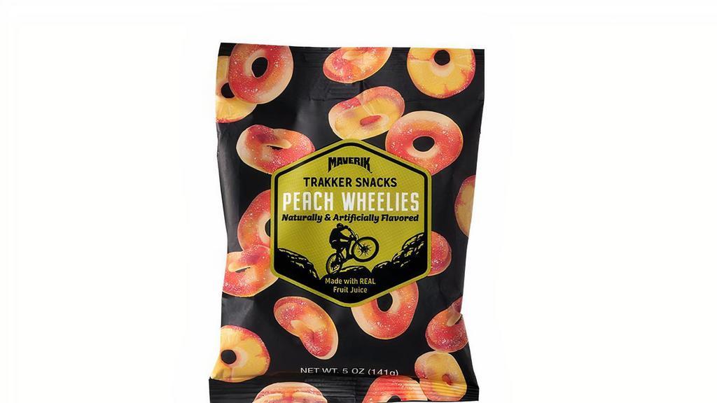 Trakker Snacks Peach Rings · 5 ounce