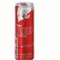 Red Bull Energy Drink  Red Edition 12Oz · Cranberry Flavor