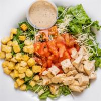 Chicken Caesar Salad · served with Caesar dressing