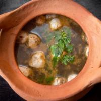 Tom Yum · Hot & sour soup with mushroom, lemon grass chili paste, kaffir lime leave & cilantro.
choice...
