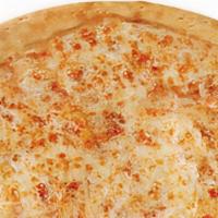 Cheese · 100% mozzarella on handcrafted dough, made fresh daily