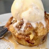 Bread Pudding  · Caramel + House Whipped Cream