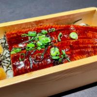 うなぎ弁当Unagi Bentō · grilled eel with eel sauce and tamagoyaki over rice