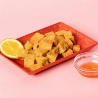 Fried Tofu · Fried tofu bites served with dipping sauce.