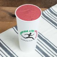 Pb & J · Traditional PB and J taste in a healthful cup! Core ingredients strawberry, peanut butter, b...