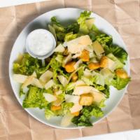 Romaine Treasure Salad  · Romaine, red cabbage, broccoli, radish, cilantro, and jalapeno cilantro dressing.