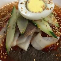 Chilled Spicy Mixed Buckwheat Noodles · 