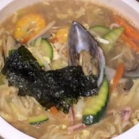 Noodle Soup With Seafood · 