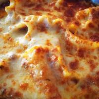 Baked Lasagna · Served in your choice of sauce and topped with mozzarella.