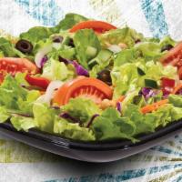 Veggie'S Choice Selection Of Your Favorite Veggies (Half) · Mixed greens and your choice of toppings and dressing.