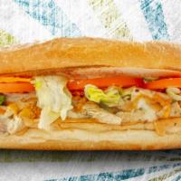 Muscle Food Chipotle Veggie Chicken Cheese Steak (8