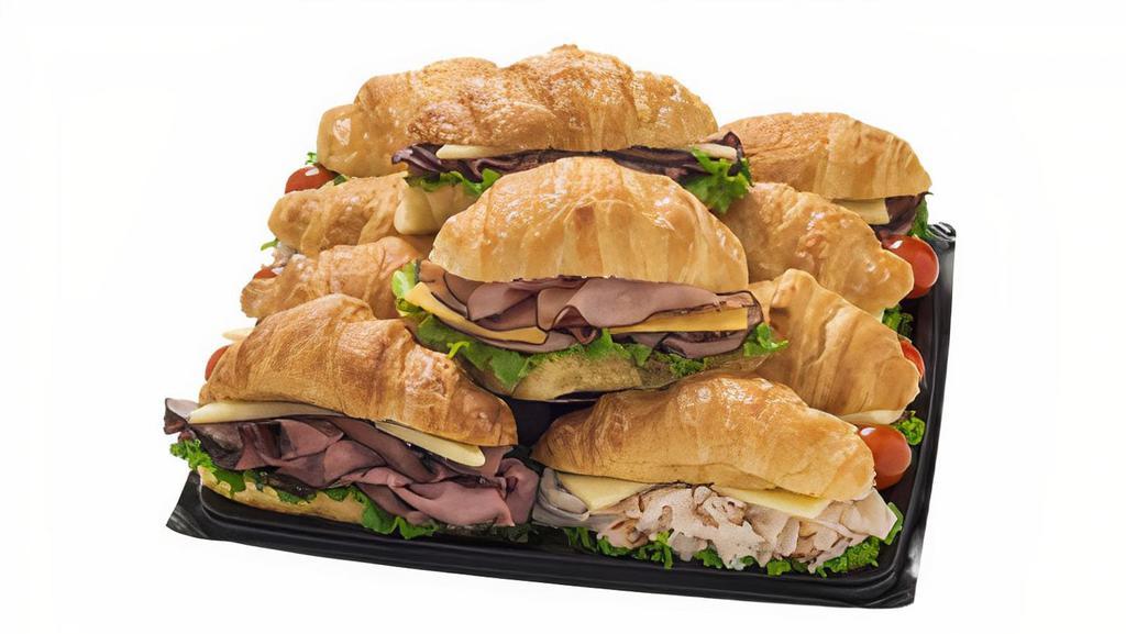 Croissant Sandwich Tray - Large · 16