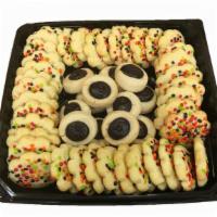 Cookie Platter - Butters & Fudge Susans 50Ct · Hand crafted and made fresh each day, this party tray includes a 50 piece assortment of both...
