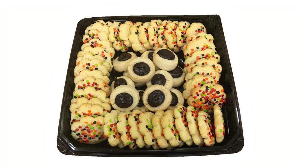 Cookie Platter - Butters & Fudge Susans 50Ct · Hand crafted and made fresh each day, this party tray includes a 50 piece assortment of both our popular styles Butters and Fudge Susans. Serves 25-30.