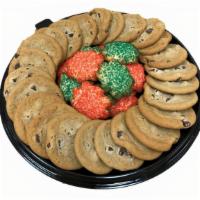 Cookie Platter - Chocolate Chip & Butter Cookies 34Ct · Hand crafted and made fresh each day, this party tray includes a 34 piece assortment of both...