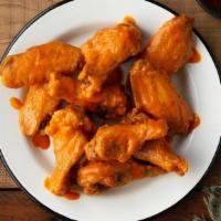 10 Piece Chicken Wings · Our chicken wings are gluten-free and made with Red Bird free-range, antibiotic-free chicken...