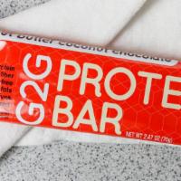 G2G  Protein Bar Peanut Butter Coconut Chocolate · G2G  Protein Bar Peanut Butter Coconut Chocolate! With 18grams of Isolate Whey Protein and 4...