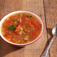 Minestrone Soup · Gluten free and vegan. Seasonal vegetarian soup.