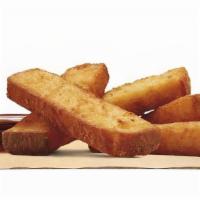 French Toast Sticks · Sweet, golden brown, and piping hot, our five-piece French Toast Sticks are perfect for dipp...