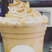 Churro Latte · House Espresso, Steamed MIlk, Cinnamon Brown Sugar + Caramel, Topped with Whipped Cream and ...
