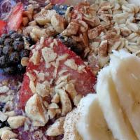Make Your Own Bowl · Make your own Acai bowl with up to 6 toppings. Acai smoothie base made with Strawberries, ba...