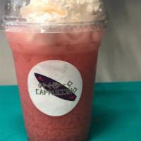 Italian Soda (1 Flavor Incl.) · Club soda mixed with your choice of flavor, a splash of half & half, topped with whipped cre...