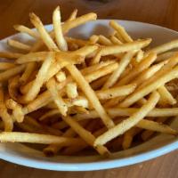 Shoestring Fries · Choice of ranch, blue cheese, or house made queso.