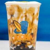 Brown Sugar Milk Tea (Boba Included) · Fresh Boba is included in order to roasted with brown sugar.