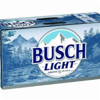 Busch Light, 18 Pack, 16Oz Cans (4.1% Abv) · 
