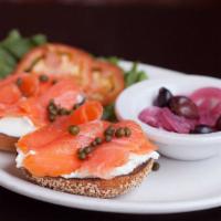Bagels With Lox Cream Cheese · 
