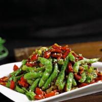 Sauteed String Beans No Meat 干煸四季豆 没肉 · If you are a vegetarian, please let us know, because this dish adds minced meat, we will see...
