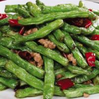 Broccoli String Beans 蒜蓉四季豆 · Vegetarian, no meat, no eggs, no MSG, no chicken essence