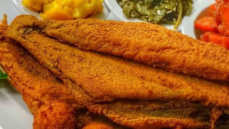 Three Piece Fish Dinner · Three fish filets with two sides of your choice.