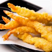 Shrimp Tempura · Lightly battered shrimps with tempura sauce