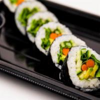 Green Green Roll · Lettuce, avocado, cucumber, yamagobo, and topped . with citrus tataki sauce