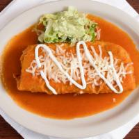 Chimichanga · Served with your choice of meat.