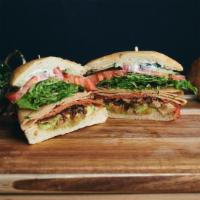 The Vegucated Order · Vegan turkey, vegan bacon strips, vegan soy 