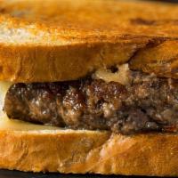 Patty Melt · Caramelized onion, chip aioli, swiss cheese melted on your choice of bread.