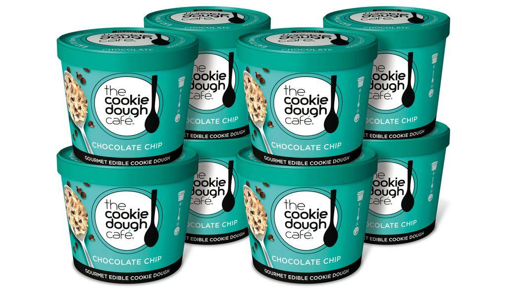 8 Mini 3.5 Oz Chocolate Chip Containers · 8 Mini Chocolate Chip 3.5 oz containers.  These cute chocolate chip cookie dough containers have a spoon under the lid!  Perfect for parties.  No substitutions will be made.
