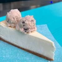 Cheesecake - Chocolate Chip Cookie Dough · Chocolate chip cookie dough cheesecake!  New York style cheesecake made with real cream chee...