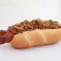 Ditka Dog · 8 inches of “pure pleasure!” a 1/3-pound Vienna beef spicy Polish sausage  served on stadium...