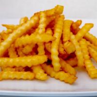 Crinkle Cut Fries  · Large order.