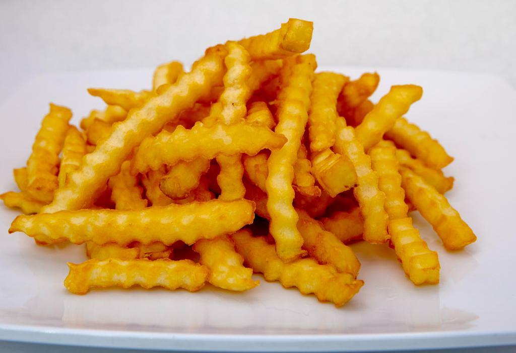 Crinkle Cut Fries  · Large order.