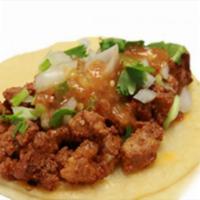 Single Taco (Meat Or Veggie) · Single Taco, served with cilantro, onion and salsa, does not include drink in price. No extr...