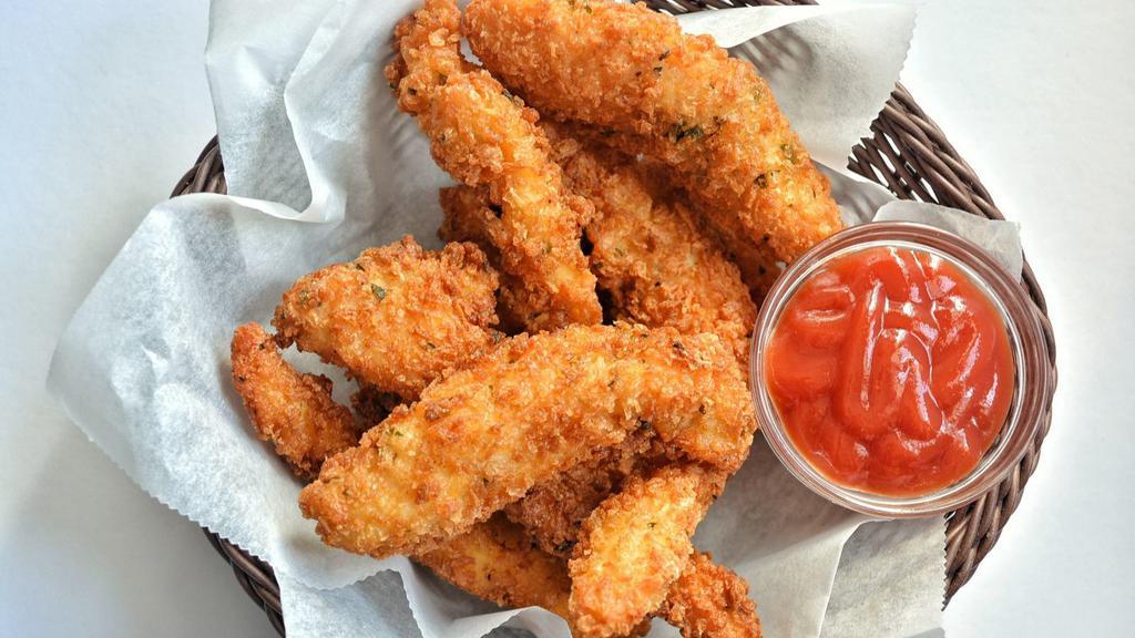 Chicken Fingers With Sweet & Sour Sauce · Delicious Chicken Fingers battered and fried to perfection. Served with Sweet & Sour Sauce.