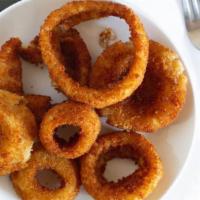 Onion Rings · Served with fry sauce.