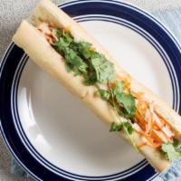 Grilled Chicken Sandwich · Banh mi is made with freshly baked toasted to perfection and dress with mayonnaise pickled d...